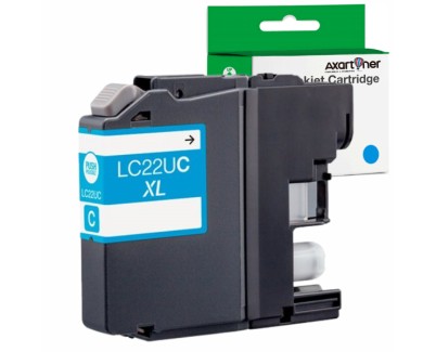 Compatible Brother LC22U Cyan Cartucho de Tinta LC-22UC para Brother DCP-J785 DW, MFC-J985 DW