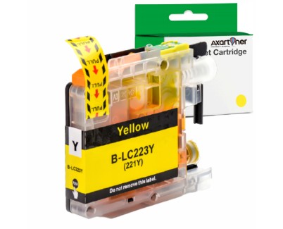 Compatible Brother LC223 / LC221 V3 Amarillo Cartucho de Tinta LC-223Y / LC-221Y