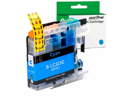 Compatible Brother LC223 / LC221 Cyan Cartucho de Tinta LC-223C / LC-221C