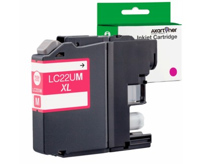 Compatible Brother LC22U Magenta Cartucho de Tinta LC-22UM para Brother DCP-J785 DW, MFC-J985 DW