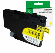 Compatible BROTHER LC3235XL / LC3233 Amarillo Cartucho de Tinta Pigmentada LC-3235XLY / LC-3233Y para DCP-J1100DW, MFC-J1300DW