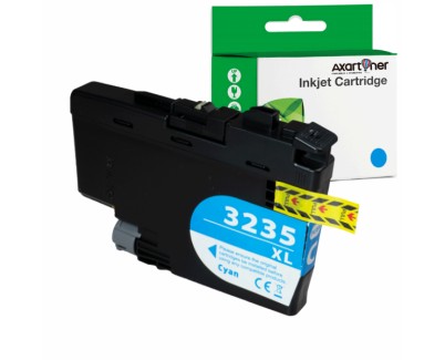 Compatible BROTHER LC3235XL / LC3233 Cyan Cartucho de Tinta Pigmentada LC-3235XLC / LC-3233C para DCP-J1100DW, MFC-J1300DW