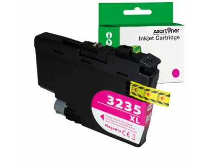 Compatible BROTHER LC3235XL / LC3233 Magenta Cartucho de Tinta Pigmentada LC-3235XLM / LC-3233M para DCP-J1100DW, MFC-J1300DW