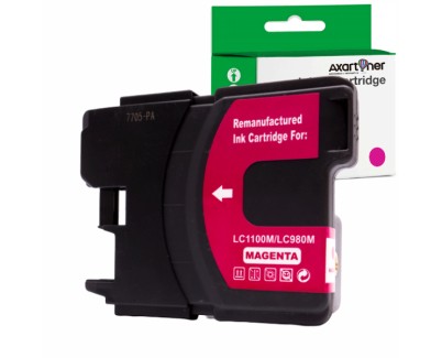 Compatible  Brother LC-980XL / LC-1100XL Magenta Cartucho de Tinta LC980M / LC1100M