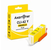 Compatible Tinta Canon CLI42 Amarillo 6387B001 para Canon Pixma Pro 100, 100S