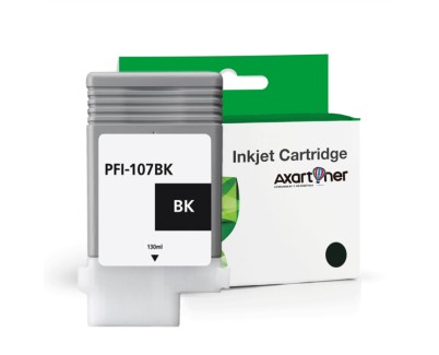 Compatible Canon PFI107 Negro Cartucho de Tinta PFI107BK / 6705B001