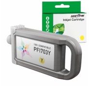 Compatible Canon PFI703 / PFI303 Amarillo Cartucho de Tinta Pigmentada 2966B001 / 2961B001 para imagePROGRAF IPF 810, 815, 820, 825