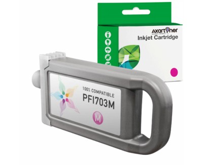 Compatible Canon PFI703 / PFI303 Magenta Cartucho de Tinta Pigmentada 2965B001 / 2960B001 para imagePROGRAF IPF 810, 815, 820, 825