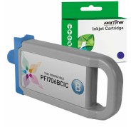 Compatible Canon PFI706 Azul Cartucho de Tinta Pigmentada 6689B001 / PFI-706B para imagePROGRAF IPF8300, IPF8400, IPF9400