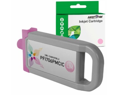 Compatible Canon PFI706 Magenta Photo Cartucho de Tinta Pigmentada 6686B001 / PFI-706PM para imagePROGRAF IPF8300, IPF8400, IPF9400