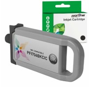 Compatible Canon PFI706 Negro Cartucho de Tinta Pigmentada 6681B001 / PFI-706BK para imagePROGRAF IPF8300, IPF8400, IPF9400