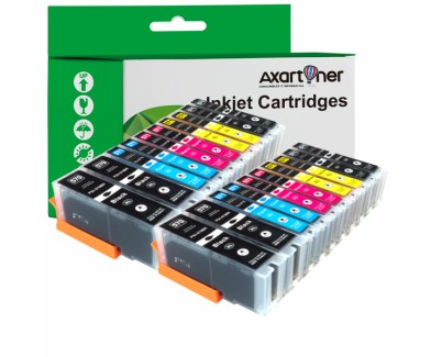 Compatible Pack x 20 Canon PGI570 XL / CLI571 XL Cartuchos de Tinta