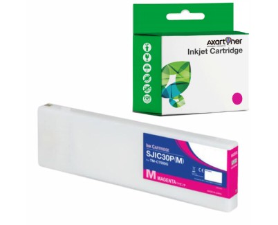 Compatible Tinta Epson SJIC30P Magenta Pigmentada C33S020641 / SJIC30PM para Epson ColorWorks C7500 G, C7500 GE, TM-C7500 G, TM-C7500 GE