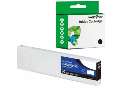 Compatible Tinta Epson SJIC30P Negro Pigmentada C33S020639 / SJIC30PK para Epson ColorWorks C7500 G, C7500 GE, TM-C7500 G, TM-C7500 GE