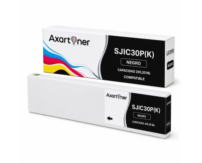 Compatible Tinta Epson SJIC30P Negro Pigmentada C33S020639 / SJIC30PK para Epson ColorWorks C7500 G, C7500 GE, TM-C7500 G, TM-C7500 GE