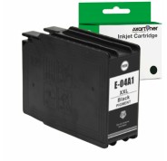 Compatible Epson T04A1 Negro Cartucho de Tinta Pigmentada C13T04A140 WorkForce Pro WF-C8190, WF-C8690