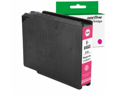 Compatible Epson T04A3 Magenta Cartucho de Tinta Pigmentada C13T04A340 WorkForce Pro WF-C8190, WF-C8690