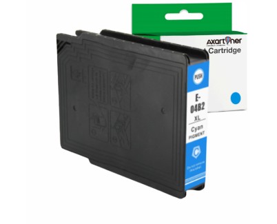 Compatible Epson T04B2 Cyan Cartucho de Tinta Pigmentada C13T04B240 WorkForce Pro WF-C8190, WF-C8610, WF-C8690