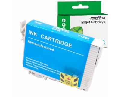 Compatible Epson T1282 Cyan Cartucho de Tinta C13T12824010