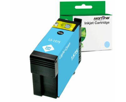 Compatible Epson T1575 Cyan Light Cartucho de Tinta Pigmentada C13T15754010 para Epson Stylus Photo R3000