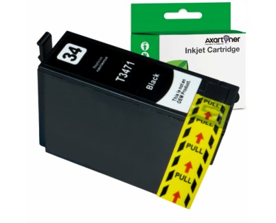 Compatible Tinta EPSON T3471 / T3461 34XL Negro C13T34714010 / C13T34614010