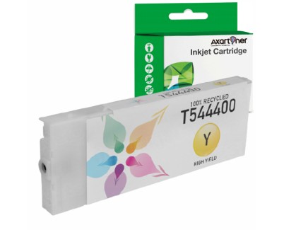 Compatible Epson T5444 Amarillo Cartucho de Tinta Pigmentada C13T544400 para Epson Stylus Pro 4000 / 7600 / 9600