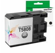 Compatible Epson T5808 Negro Mate Cartucho de Tinta Pigmentada C13T580800 para Epson Stylus Pro 3800 / 3880