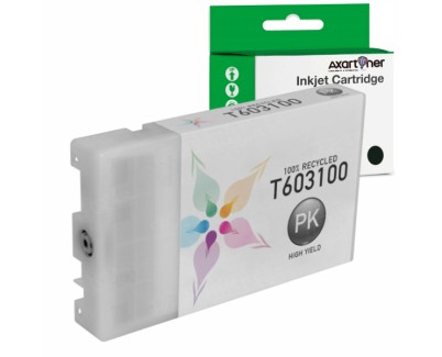 Compatible Epson T6031 Negro Photo Cartucho de Tinta Pigmentada C13T603100 para Epson Stylus Pro 7880, 9880