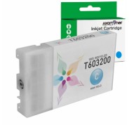 Compatible Epson T6032 Cyan Cartucho de Tinta Pigmentada C13T603200 para Epson Stylus Pro 7880, 9880