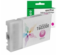 Compatible Epson T6033 Magenta Cartucho de Tinta Pigmentada C13T603300 para Epson Stylus Pro 7880, 9880