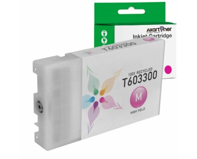 Compatible Epson T6033 Magenta Cartucho de Tinta Pigmentada C13T603300 para Epson Stylus Pro 7880, 9880