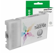 Compatible Epson T6037 Negro Light Cartucho de Tinta Pigmentada C13T603700 para Epson Stylus Pro 7880, 9880