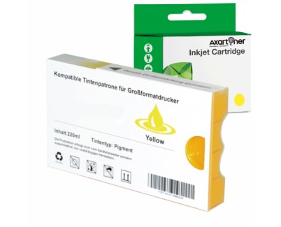 Compatible Epson T6124 Amarillo Cartucho de Tinta Pigmentada C13T612400 para Epson Stylus Pro 7400, 7450, 9400, 9450