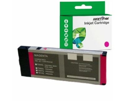 Compatible Epson T6143 Magenta Cartucho de Tinta Pigmentada C13T614300 para Epson Stylus Pro 4400 / 4450