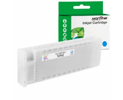 Compatible Epson T6942 Cyan Cartucho de Tinta Pigmentada para Epson SureColor SC-T3000, T7000, T5000, T3200