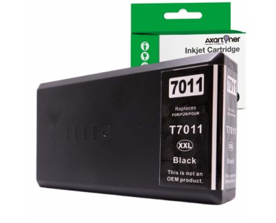 Compatible Tinta EPSON T7011 / T7021 / T7031 Negro C13T70114010 / C13T70214010 / C13T70314010