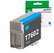 Compatible Epson T7602 Cyan Cartucho de Tinta Pigmentada C13T76024010 para Epson SureColor SC-P600