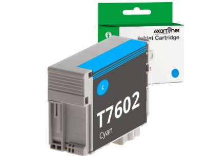 Compatible Epson T7602 Cyan Cartucho de Tinta Pigmentada C13T76024010 para Epson SureColor SC-P600