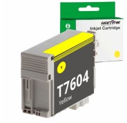 Compatible Epson T7604 Amarillo Cartucho de Tinta Pigmentada C13T76044010 para Epson SureColor SC-P600