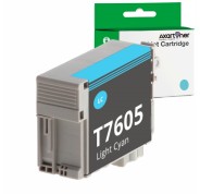 Compatible Epson T7605 Cyan Light Cartucho de Tinta Pigmentada C13T76054010 para Epson SureColor SC-P600