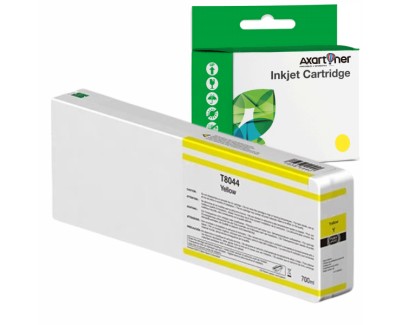 Compatible Epson T8044 Amarillo Cartucho de Tinta Pigmentada para SureColor SC-P6000, SC-P7000, SC-P8000, SC-P9000