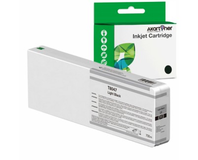 Compatible Epson T8047 Negro Light Cartucho de Tinta Pigmentada para SureColor SC-P6000, SC-P7000, SC-P8000, SC-P9000