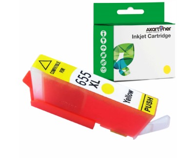 Compatible HP 655 Amarillo Cartucho de Tinta CZ112AE