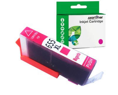 Compatible HP 655 Magenta Cartucho de Tinta CZ111AE