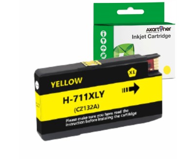 Compatible HP 711 Amarillo Cartucho de Tinta CZ132A