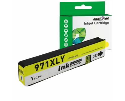 Compatible HP 971XL Amarillo Cartucho de Tinta Pigmentada CN628AE / CN624AE