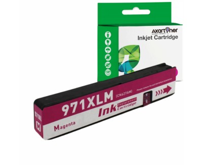 Compatible HP 971XL Magenta Cartucho de Tinta Pigmentada CN627AE / CN623AE