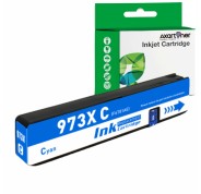 Compatible HP 973X (chip actualizado 10/2023) Cyan Cartucho de Tinta Pigmentada F6T81AE
