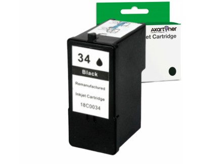 Compatible Lexmark 34 Negro Cartucho de Tinta 18C0034E