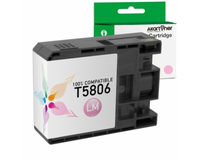 Compatible Epson T5806 Magenta Light Cartucho de Tinta Pigmentada C13T580600 para Epson Stylus Pro 3800 / 3880